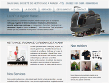 Tablet Screenshot of nettoyage-maroc.com